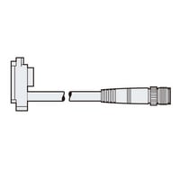 SL-VPC03PM - Main Unit Connection Cable, for Relay, Main Unit Plug on One Side and M14 on the Other Side, 0.3-m, PNP